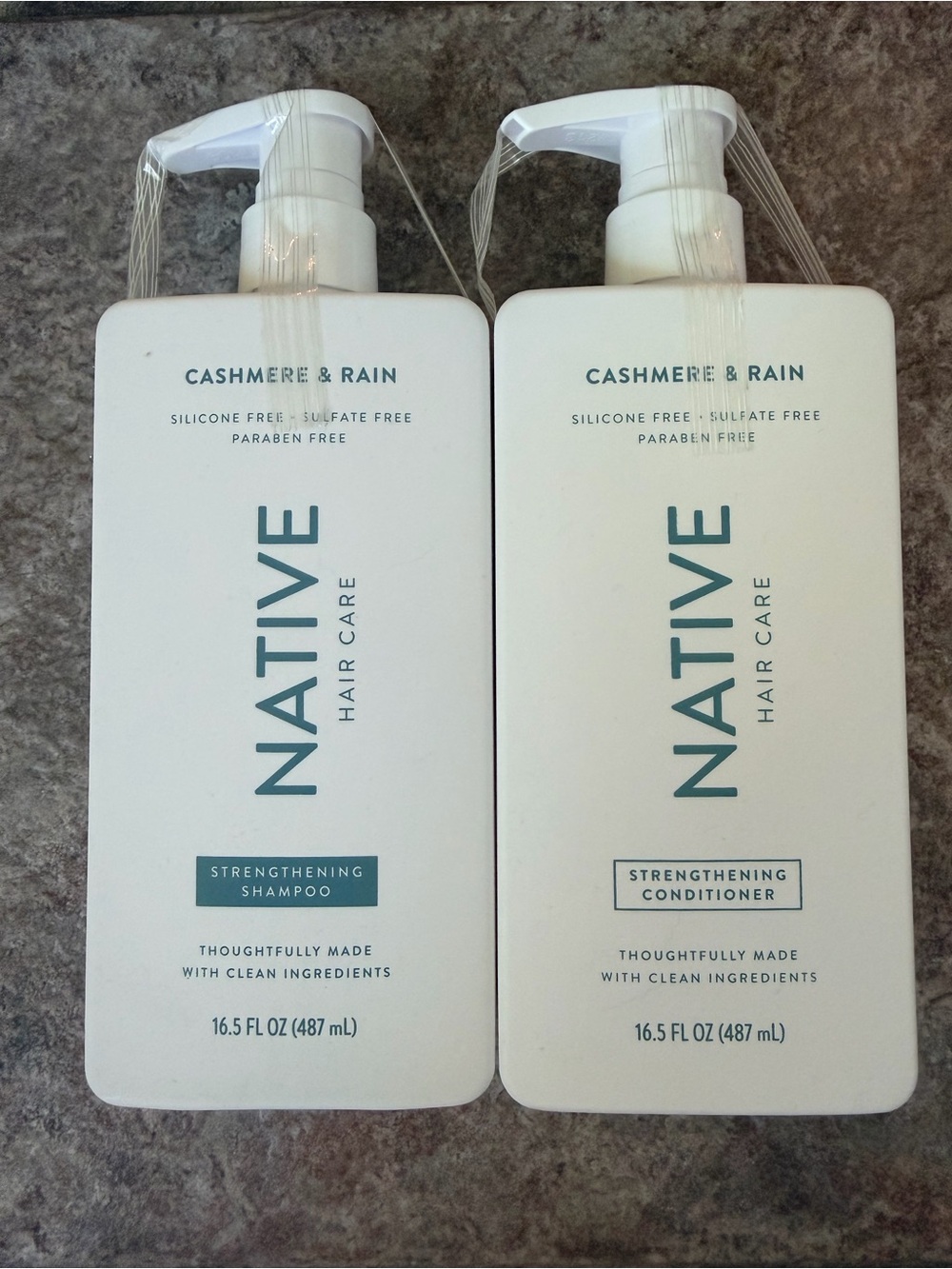 Native Cashmere & Rain Strengthening Shampoo & Conditioner